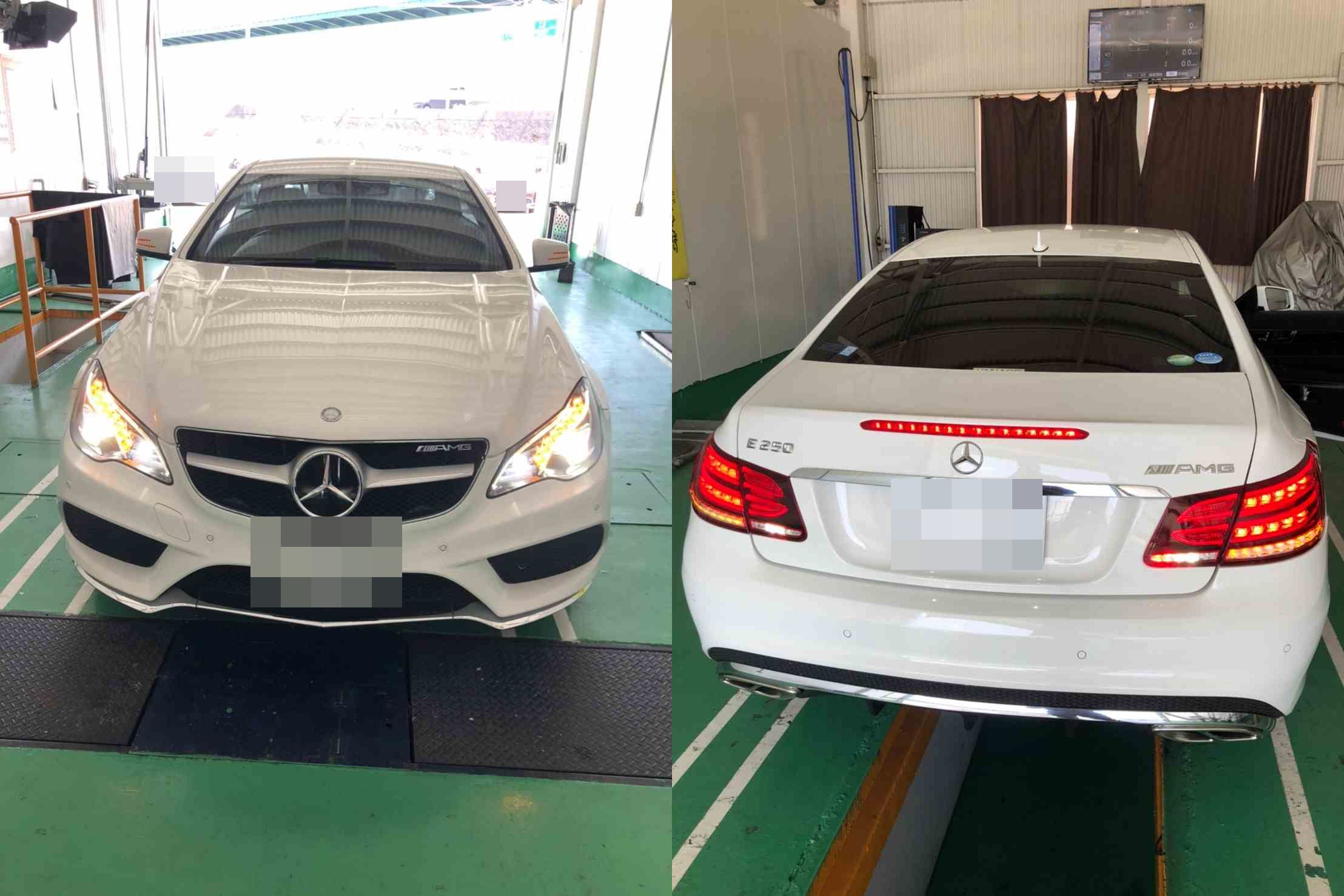H26　メルセデスベンツ　E250　クーペ　車検（ブレーキメンテナンスキット）