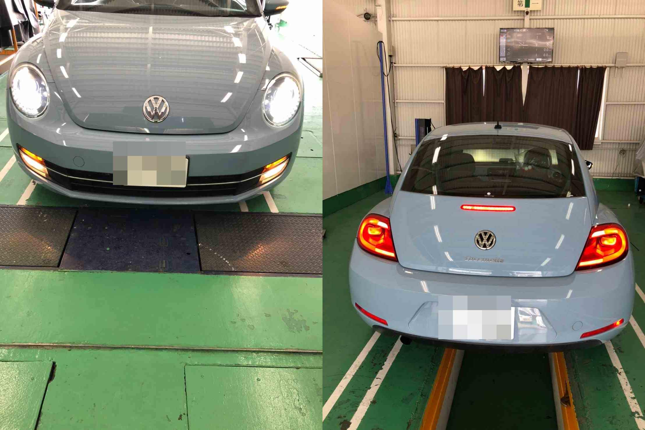 H25　フォルクスワーゲン　ザ　ビートル　車検（ドアロックアクチュエーター）