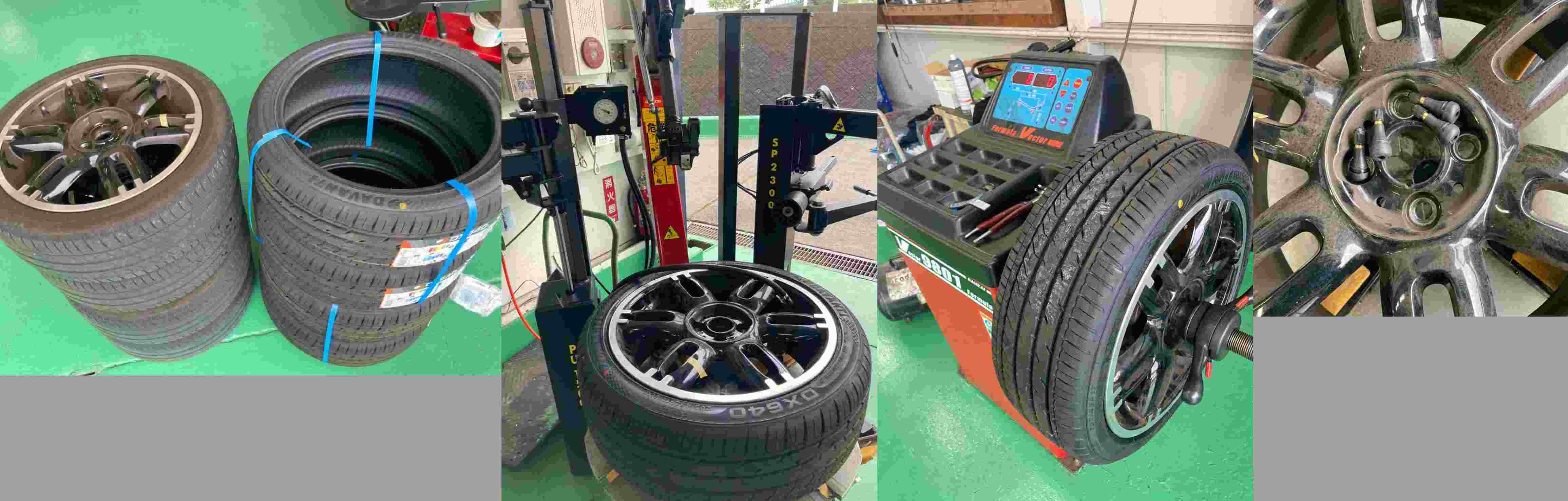 H24　BMW　MINI　タイヤ交換、オイル交換、O2センサー、ボンネットフィルム張替え作業