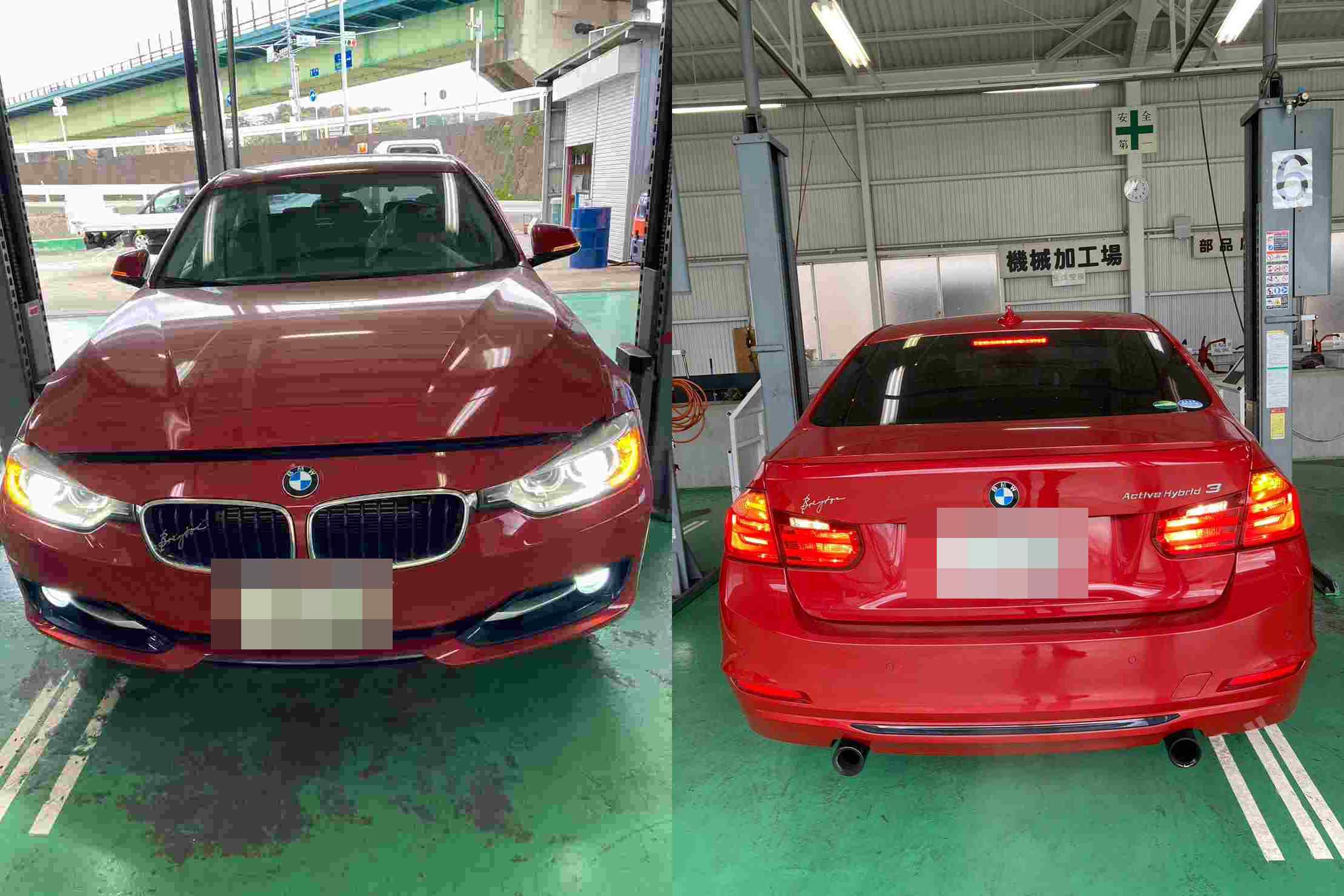 Ｈ24　ＢＭＷ　Active Hybrid3 1年点検（タイヤ、バッテリー）
