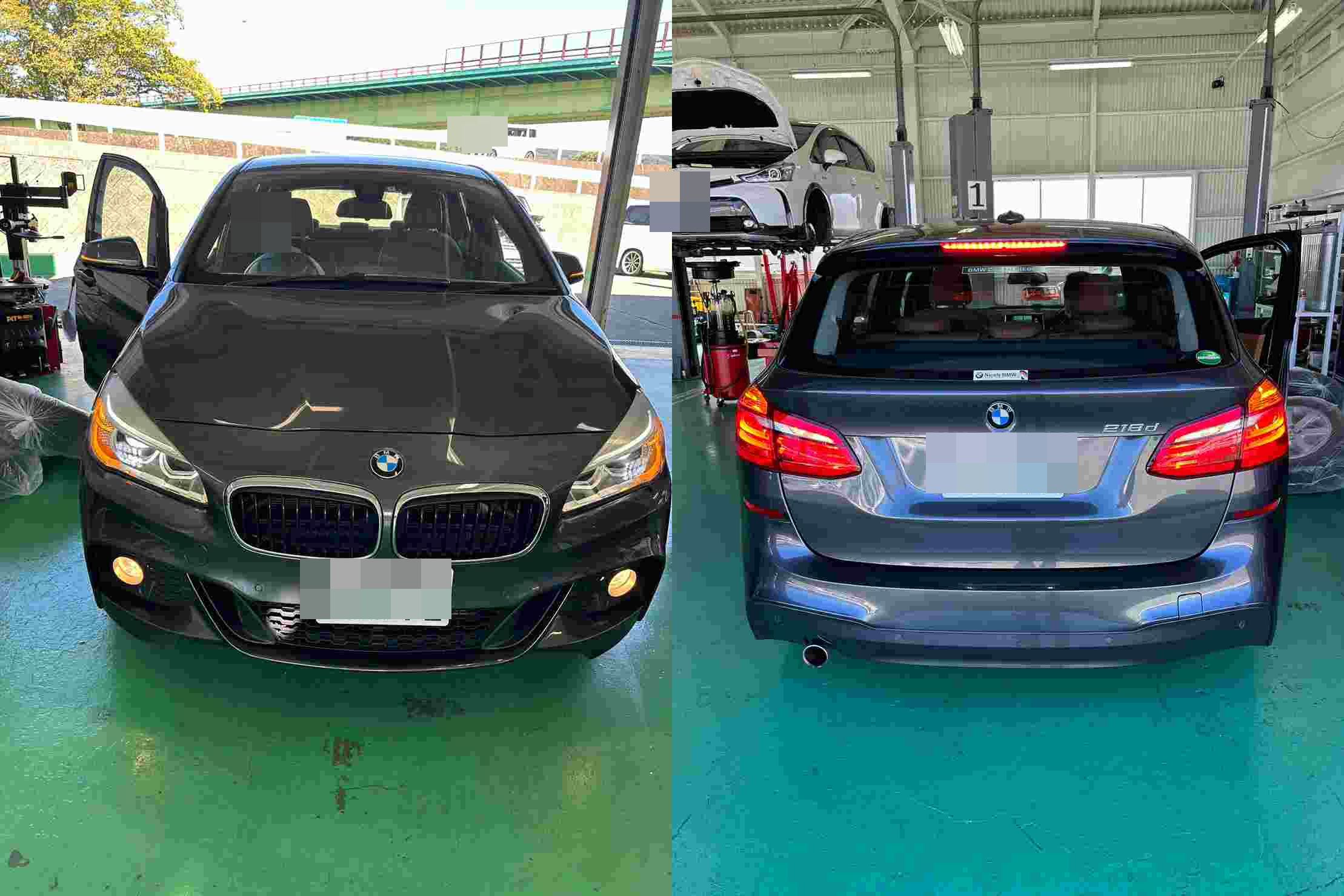 H27　BMW　218ｄ　1年点検